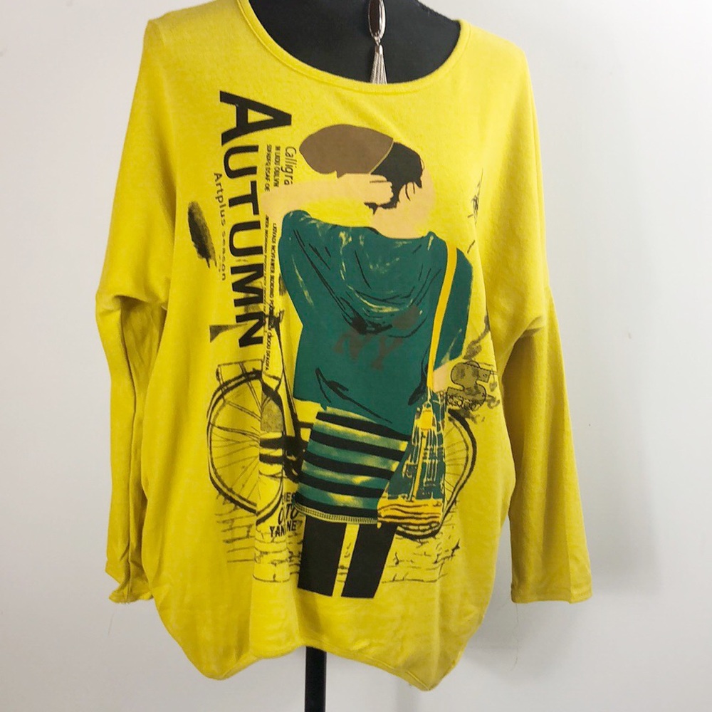 Tee shirt women’s xl autumn artplus season